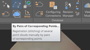 Stitching scans by aligning pairs of corresponding points